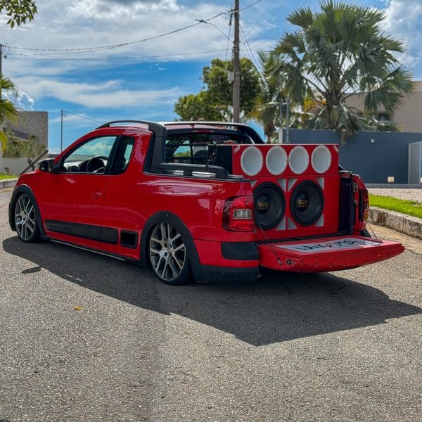 SAVEIRO CROSS REBAIXADA COM SOM